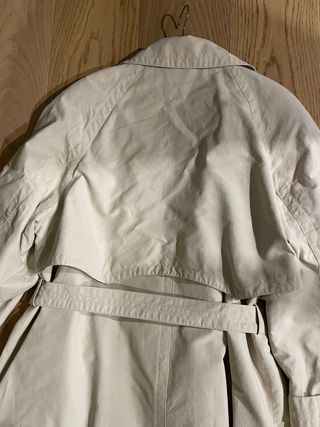 Gabardina Beige Clásica Talla 40