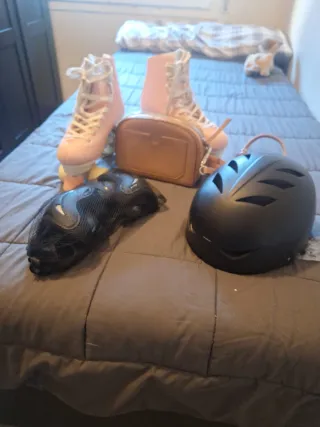 Patines rosas talla 40