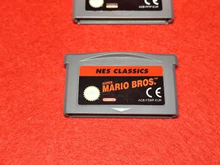 2 Cartuchos GBA NES Classics: Pac-Man y Mario Bros