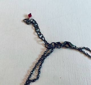 Collar Choker multicolor de abalorios