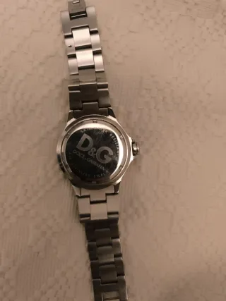 Reloj D&G Mujer Negro y Plateado