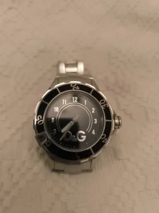Reloj D&G Mujer Negro y Plateado