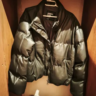 Chaqueta acolchada gris talla M