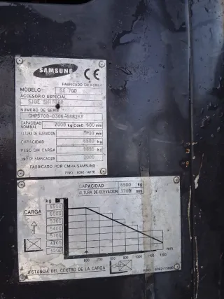 Carretilla elevadora 6500 kg