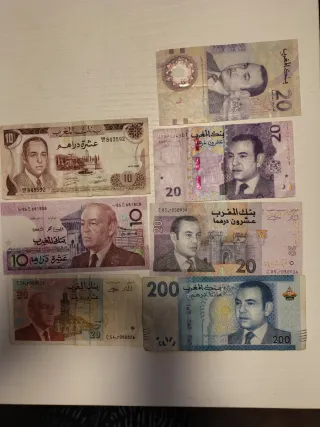 Billetes Marroquíes Varios Valores