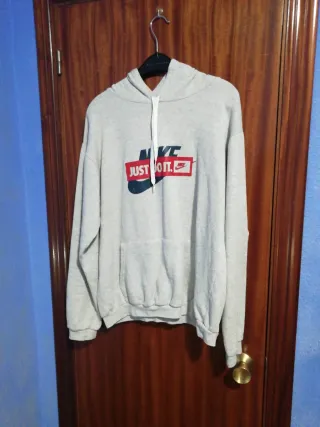 Sudadera Nike Gris Talla M-L