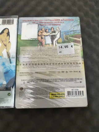 DVD El Mago de Oz y Tierra Hielo Fuego