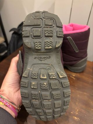 Botas de Nieve Niña Morado y Rosa numero 29