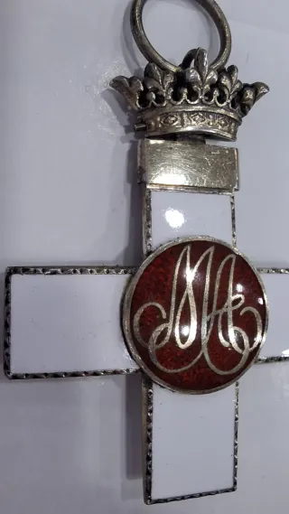 Cruz Mérito Aeronáutico distintivo blanco