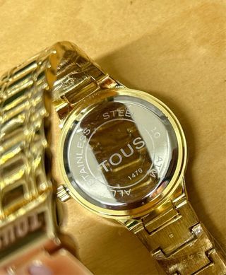 Reloj Tous Oso Dorado y Negro