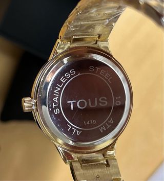 Reloj Tous Oso Dorado y Negro