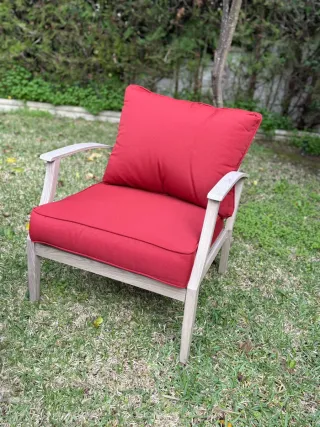 Mesa y 3 Muebles Terraza (Sofá y 2 Sillones)