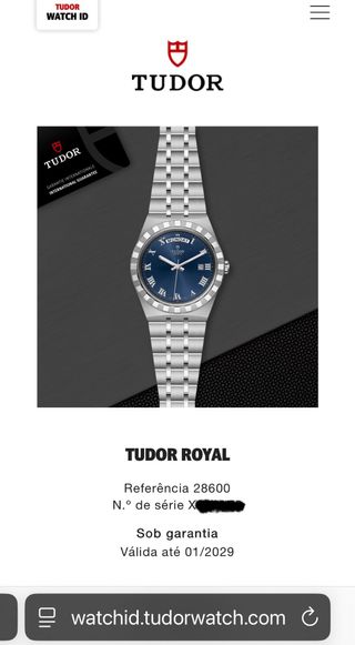 Tudor Royal 28600 Azul de 2024