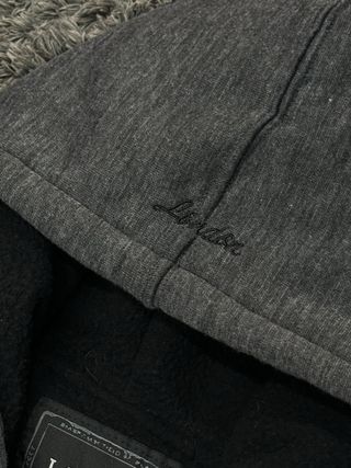 Felpa Soho Grigia London Boxing con Zip