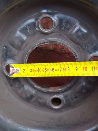 Llantas de chapa 15" Volvo. 4 tornillos 6Jx15 ET