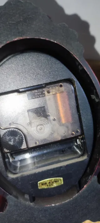 Reloj de mesa vintage barroco