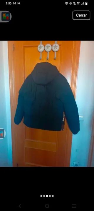 Plumas negro con capucha