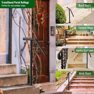 Barandilla Escaleras Exterior Negra