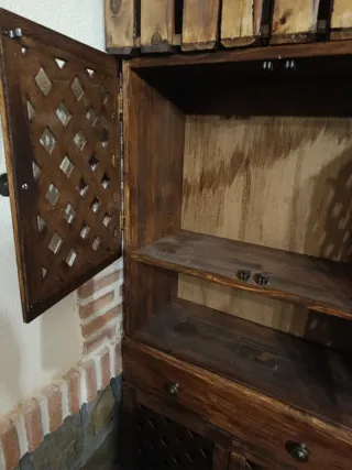 Alacena rústica de madera