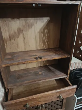 Alacena rústica de madera