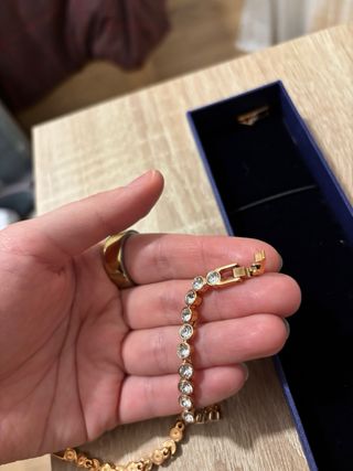 Pulsera Swarovski Oro Rosa