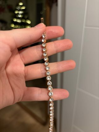 Pulsera Swarovski Oro Rosa