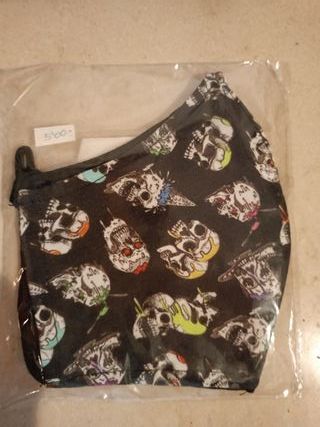 LOTE 7 MASCARILLAS CALAVERAS CON FILTRO NUEVAS