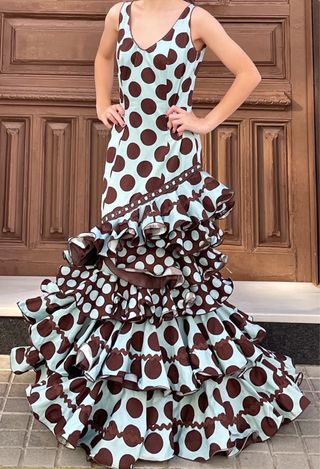Traje de Flamenca Talla 38/40 Elástico