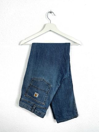 Pantalones Vaqueros Carhartt Trabajo Tiro Bajo Y2K
