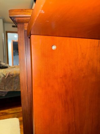 Escritorio madera cerezo con cajones