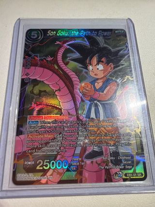 Carta Dragon Ball Son Goku, the Path to Power