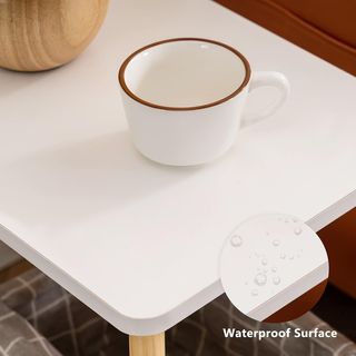 Mesa auxiliar 2 niveles madera.