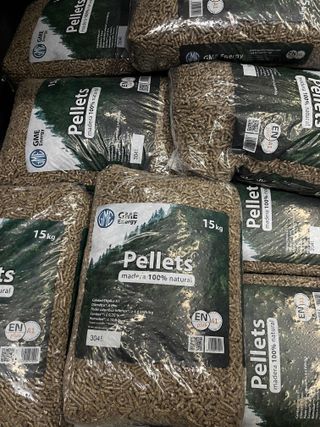 Pellets madera 100% natural GME Energy – 15 kg