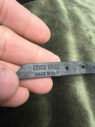 Bracciale Miu Miu con strass colorati