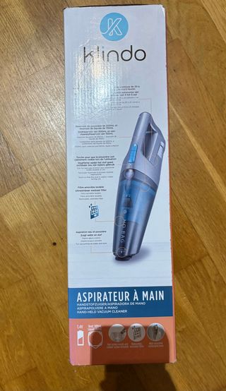 Aspiradora de mano Klindo de 7,5V.