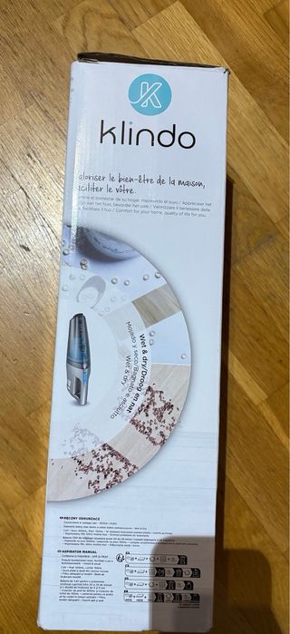 Aspiradora de mano Klindo de 7,5V.