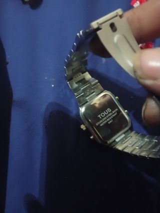 Reloj Tous Plateado Pulsera Metálica