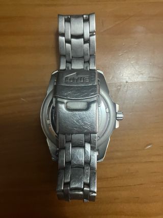 Reloj Lotus Hombre Acero Dorado y Plateado