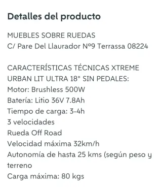 Bicicleta Eléctrica Potente