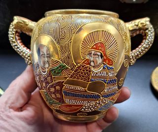 Juego de té japonés Satsuma 15 piezas