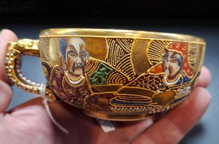 Juego de té japonés Satsuma 15 piezas