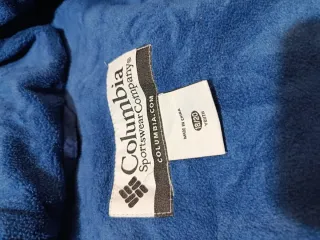 Giacca Columbia Blu e Nera pile