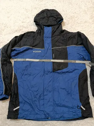Giacca Columbia Blu e Nera pile