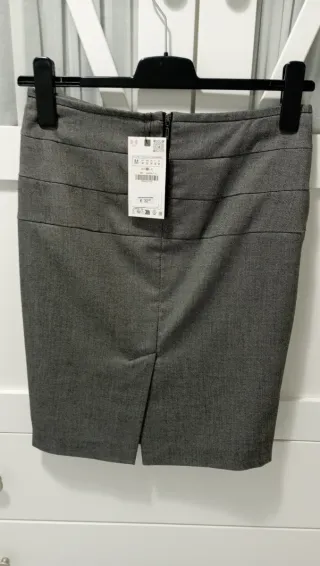 FALDA TUBO TEJIDO TRAJE SIN ESTRENAR