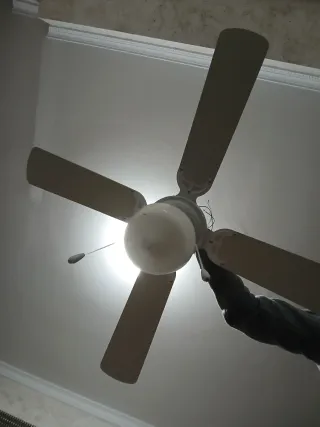 Lámpara Ventilador Techo Blanca