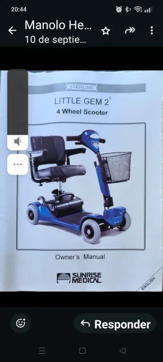 Scooter movilidad reducida Sterling Little Gem