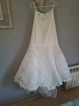 Vestido de Novia Encaje Blanco