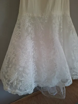 Vestido de Novia Encaje Blanco