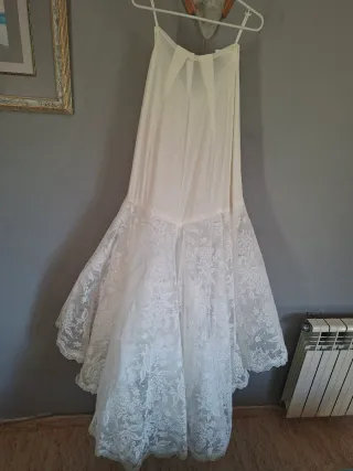 Vestido de Novia Encaje Blanco