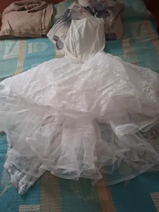 Vestido de Novia Encaje Blanco